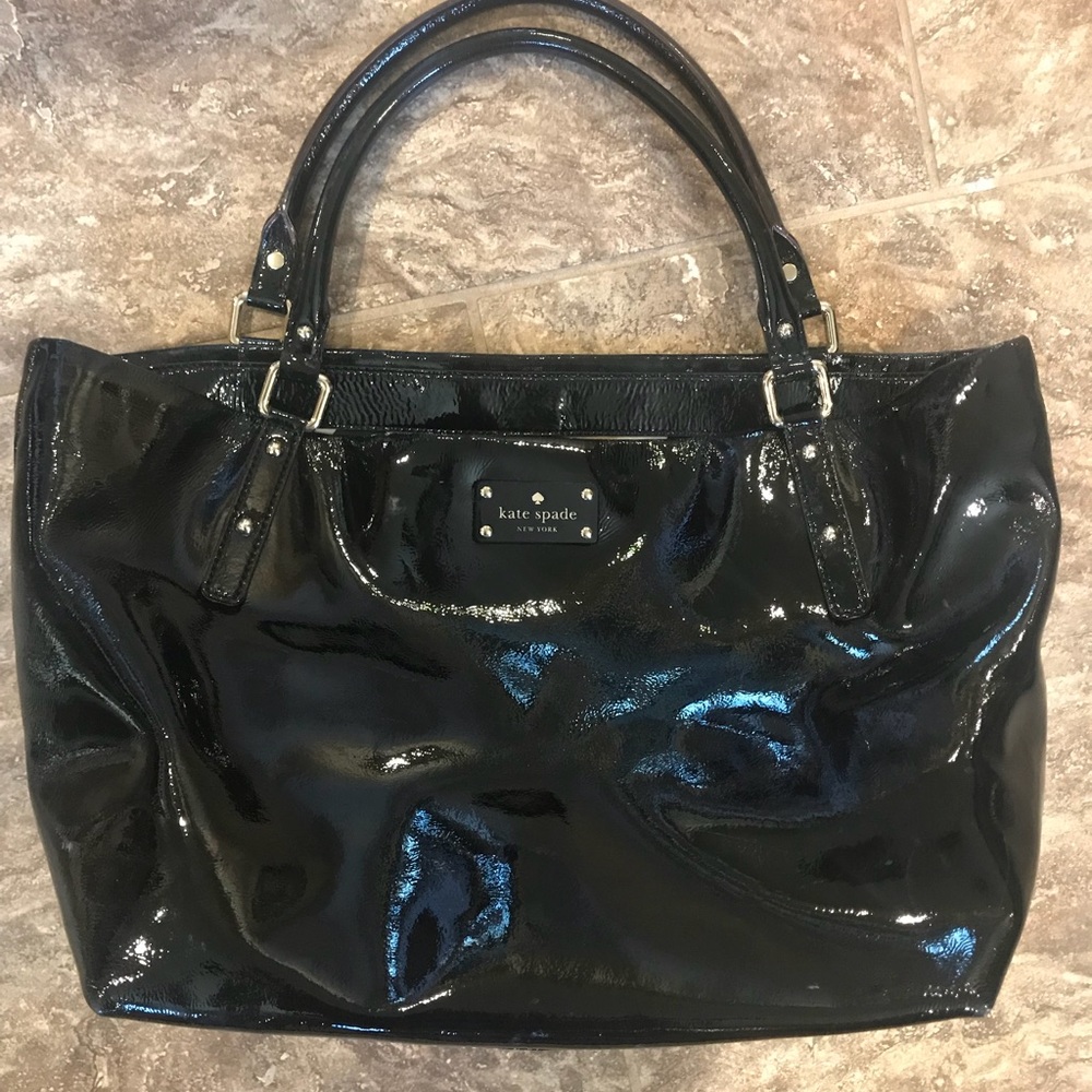 Kate Spade Black patent purse